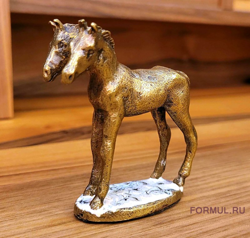 Статуэтка Авторская работа Двухголовый жеребёнок